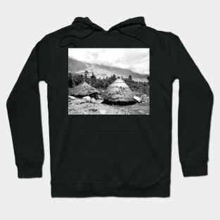 Vintage Photo of Andean Dwellings Hoodie